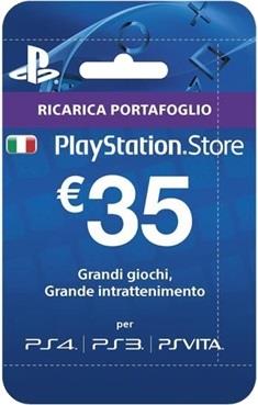 SONY PSN Card ricarica da 35 euro